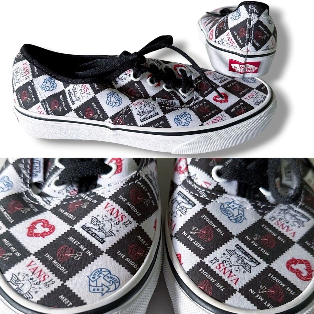 Vans Love Letter Low Top Classic Canvas Sneakers Shoes Men 5.0 or Women 6.5